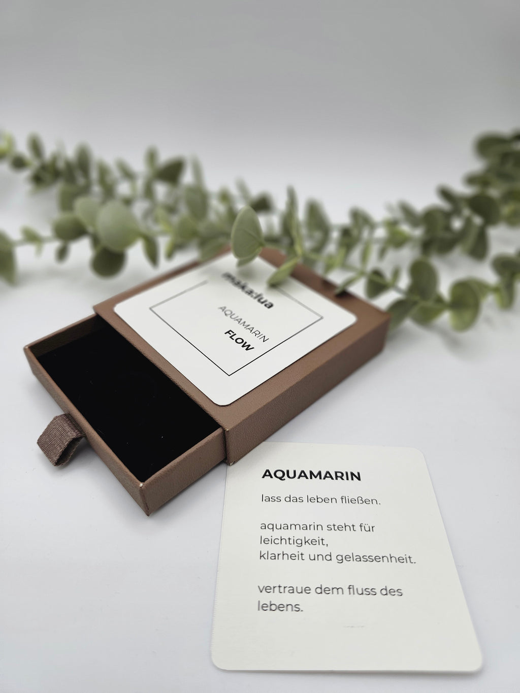 FLOW - Aquamarin Armband