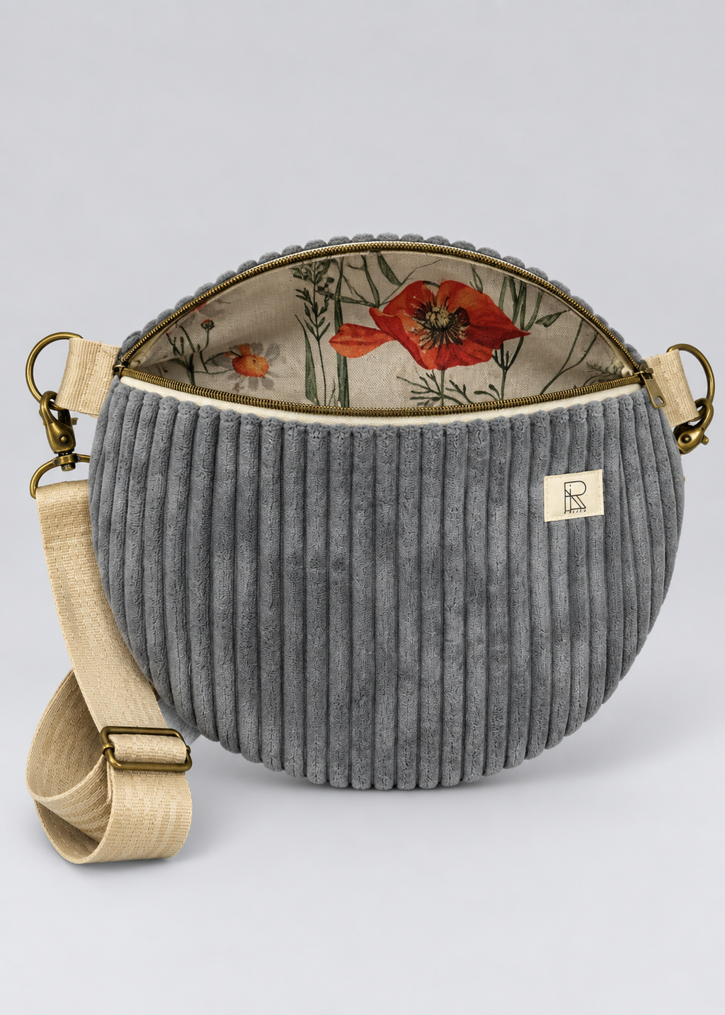 All Day Cord - Silver I Cordtasche