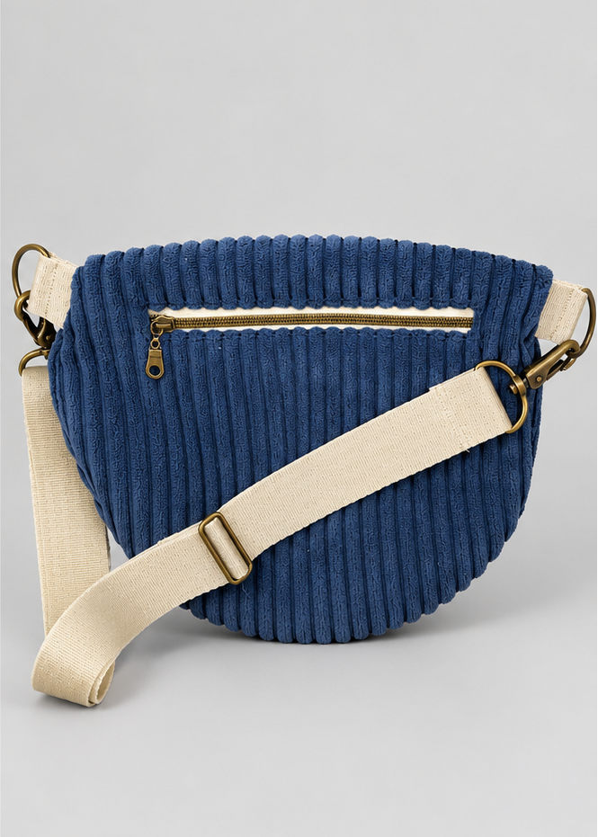 All Day Cord - Ocean Blue Cordtasche I FriLa